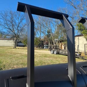 330 gallon two-door smoker with dual counterweighted doors - view 12