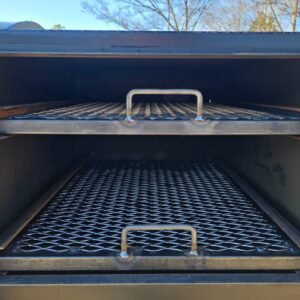 330 gallon two-door smoker with dual counterweighted doors - view 10