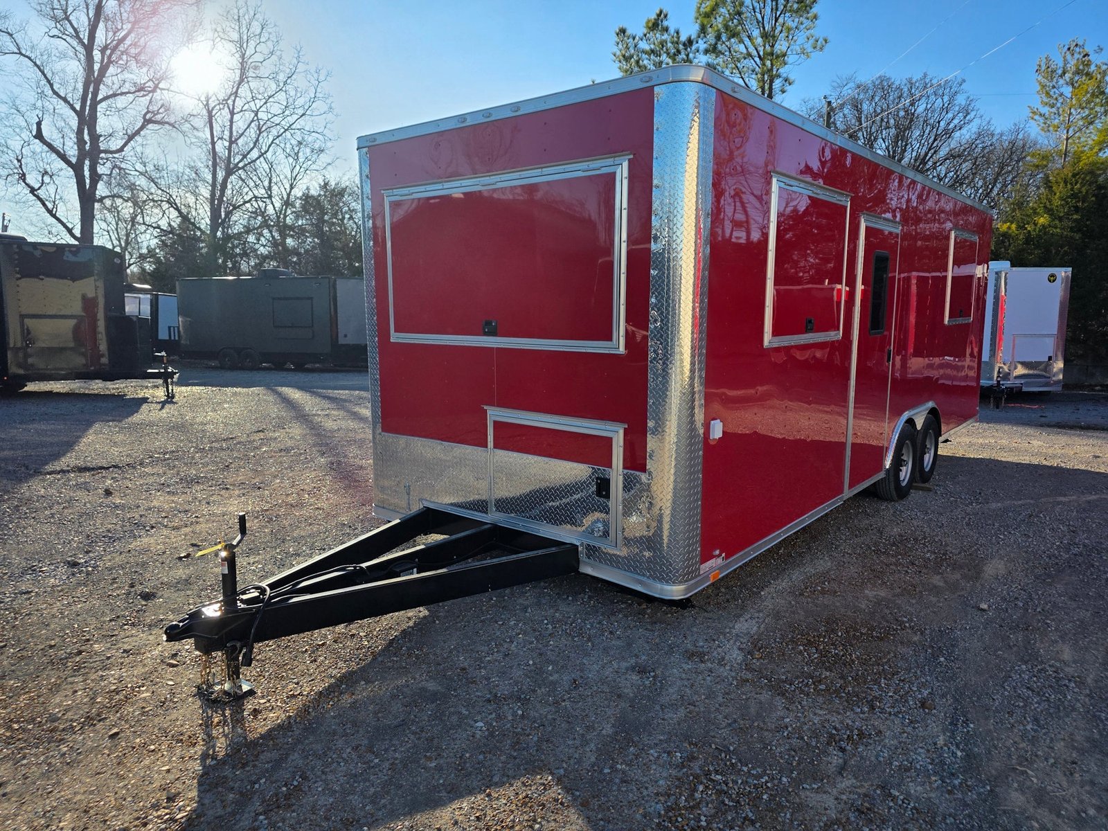 8.5′ X 24′ Victory Red Oil Rig Operations Concession Trailer — photo 3