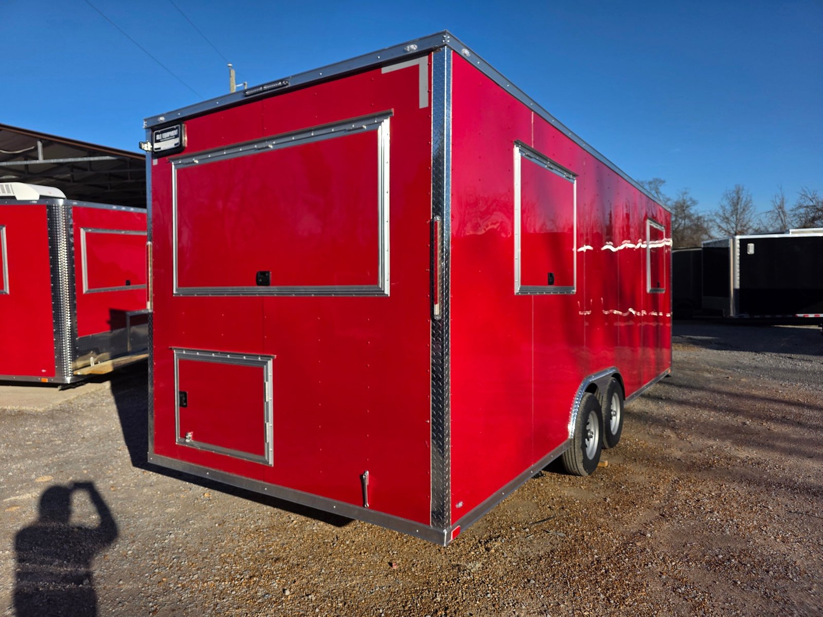 8.5′ X 24′ Victory Red Oil Rig Operations Concession Trailer — photo 8