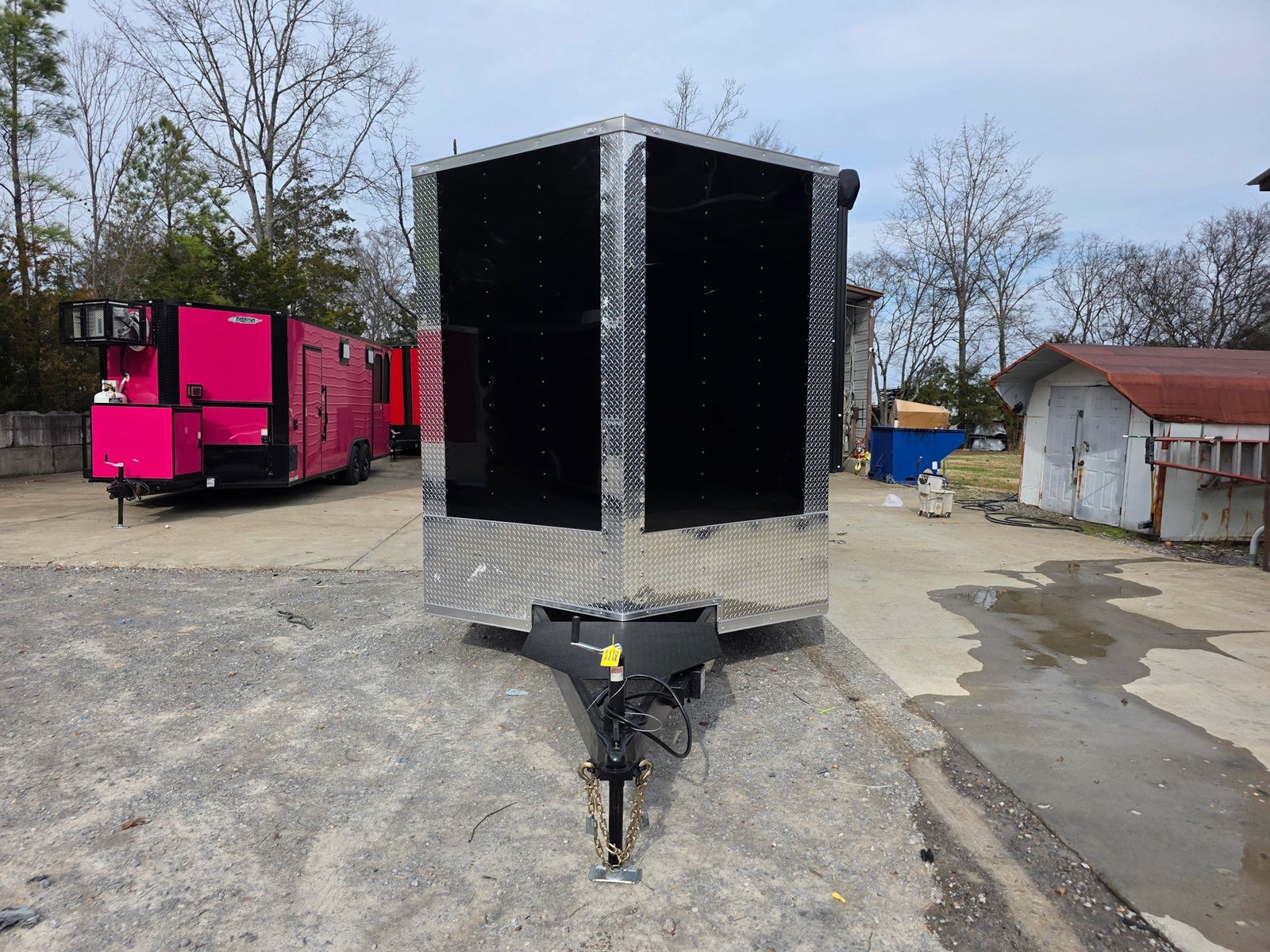 8.5′ x 24′ Custom Black Stage Event Trailer w/ 16′ Stage — photo 2