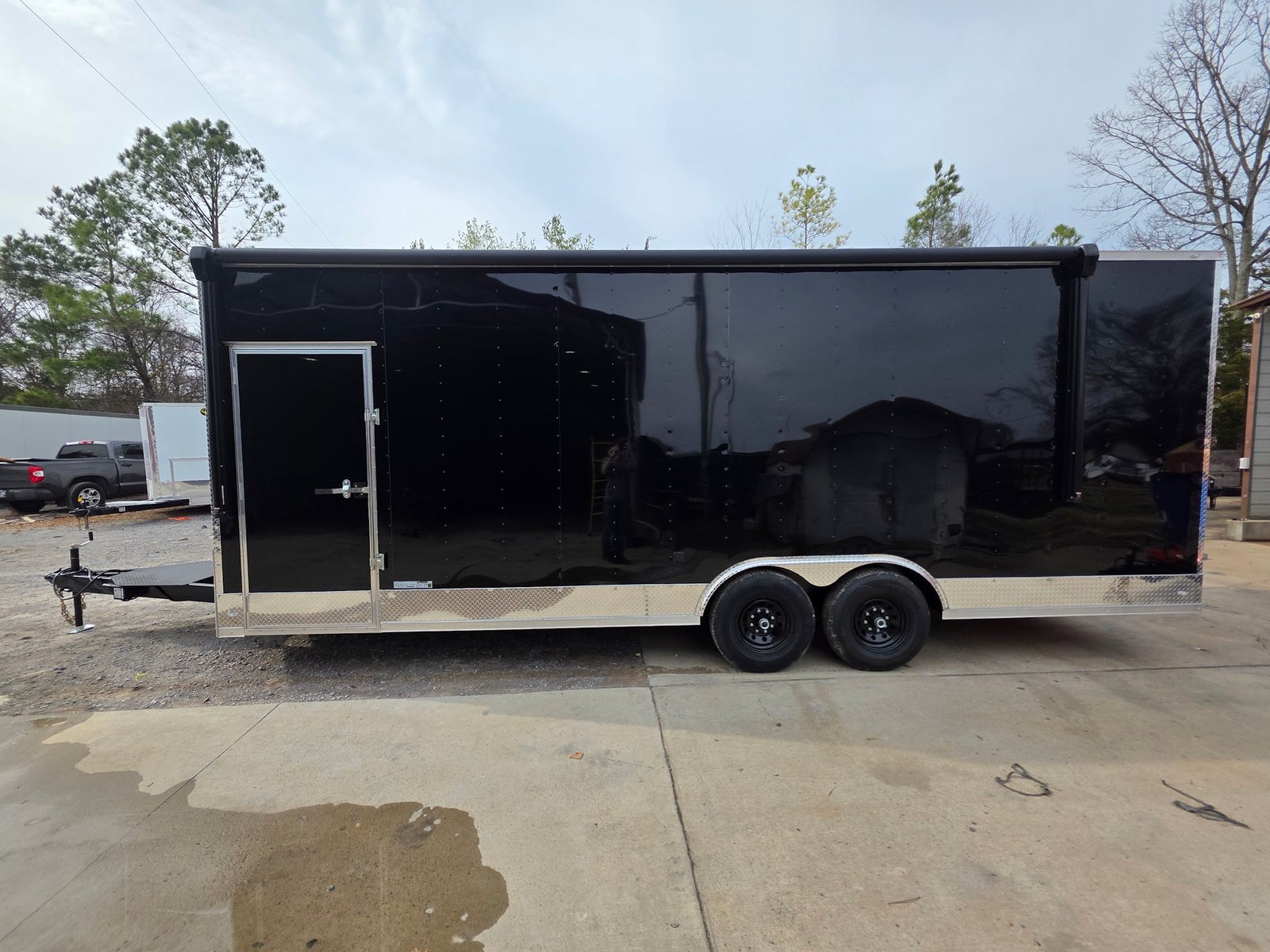 8.5′ x 24′ Custom Black Stage Event Trailer w/ 16′ Stage — photo 4