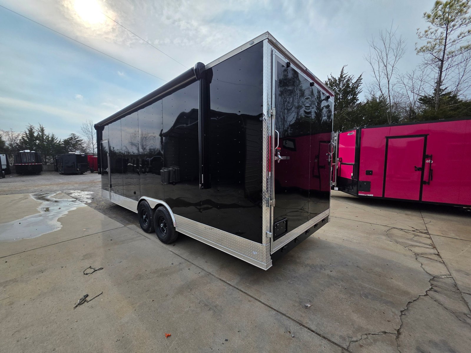 8.5′ x 24′ Custom Black Stage Event Trailer w/ 16′ Stage — photo 6