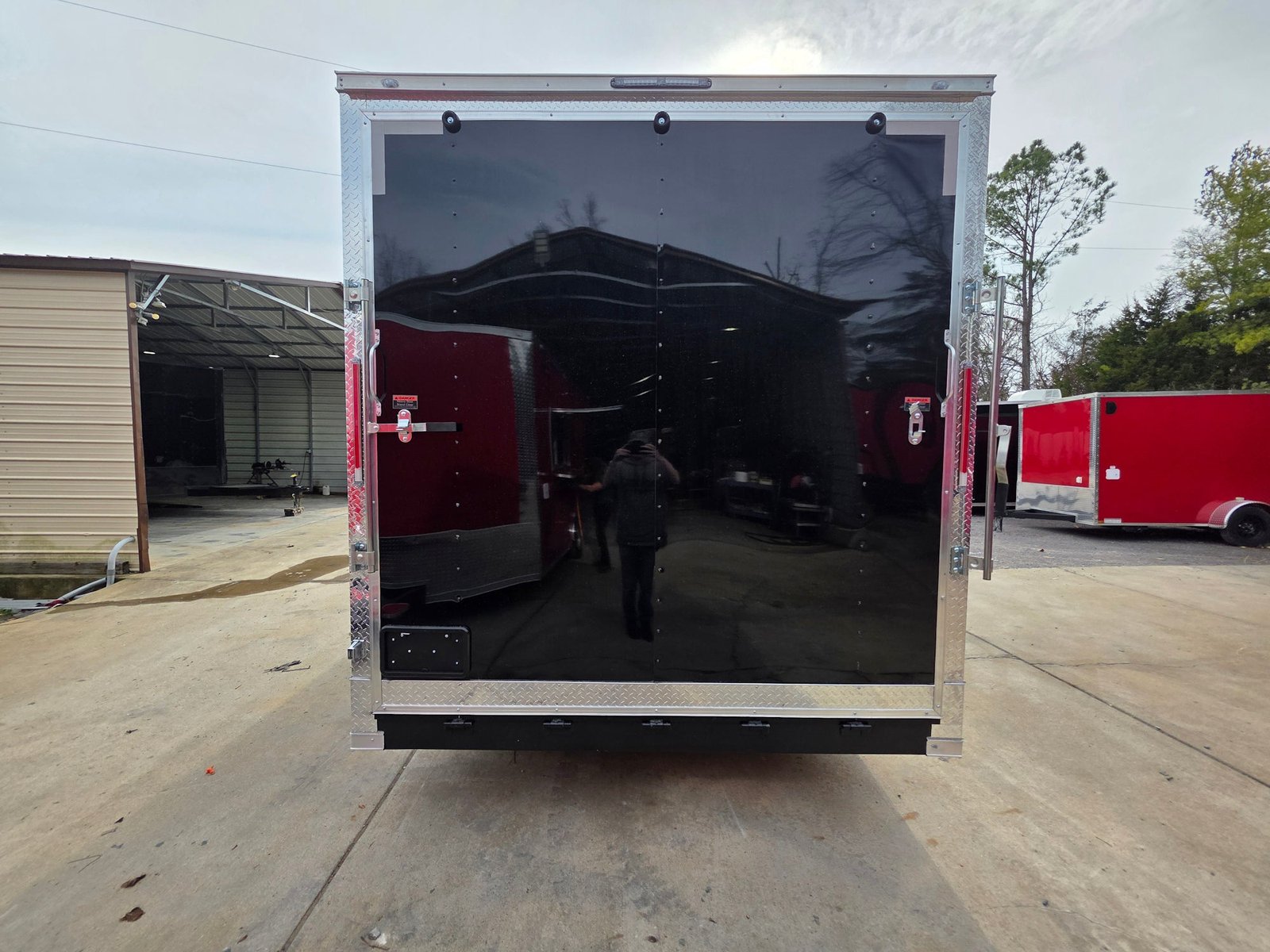 8.5′ x 24′ Custom Black Stage Event Trailer w/ 16′ Stage — photo 7