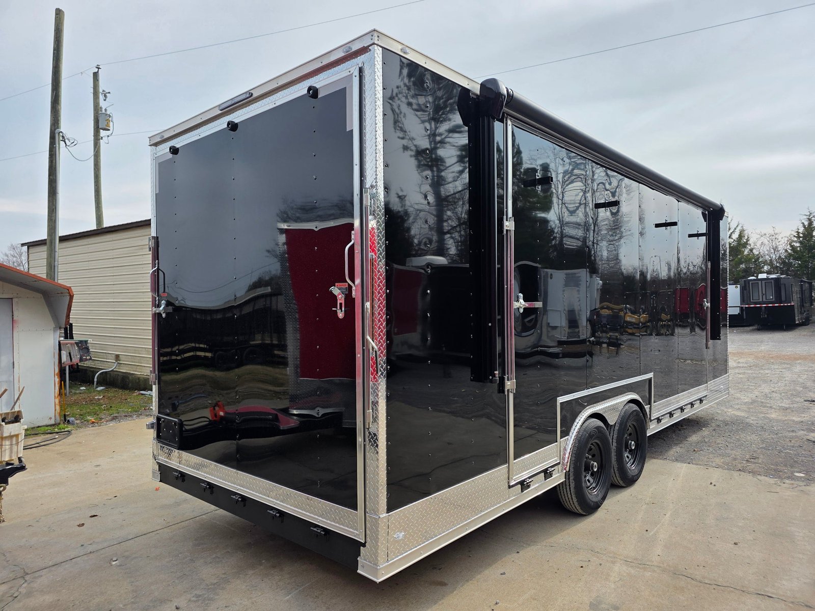 8.5′ x 24′ Custom Black Stage Event Trailer w/ 16′ Stage — photo 8