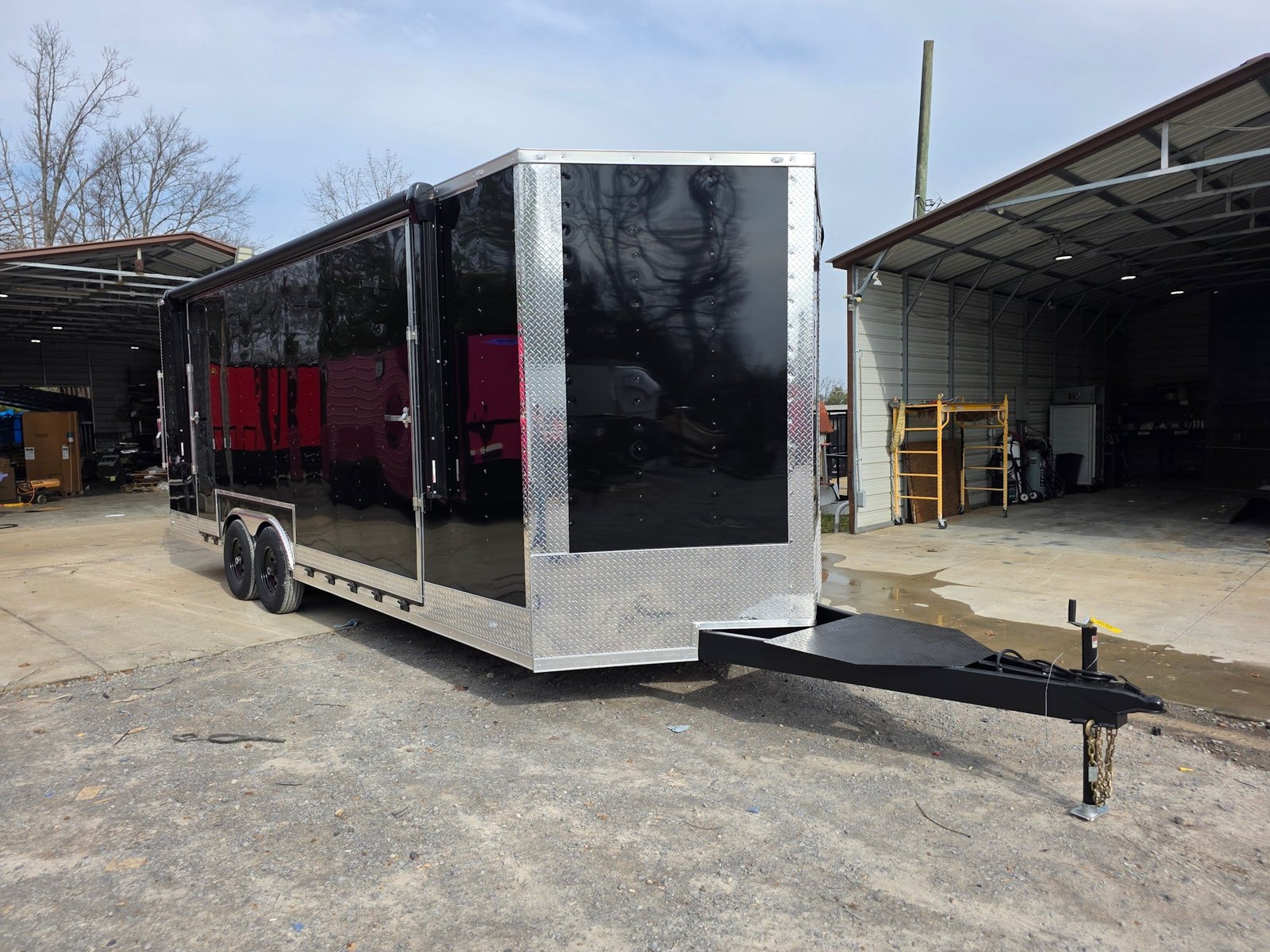 8.5′ x 24′ Custom Black Stage Event Trailer w/ 16′ Stage — photo 10