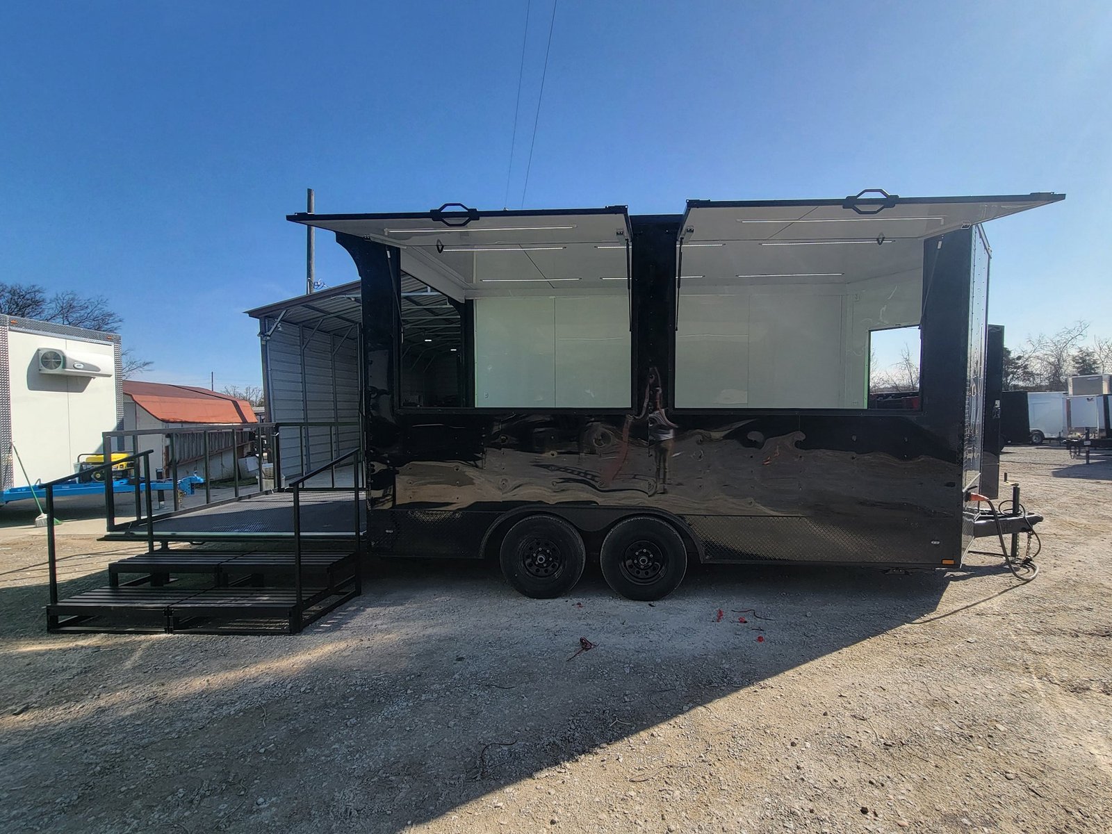 8.5′ X 16′ Concession Trailer Marketing Stage and Event Merchandising