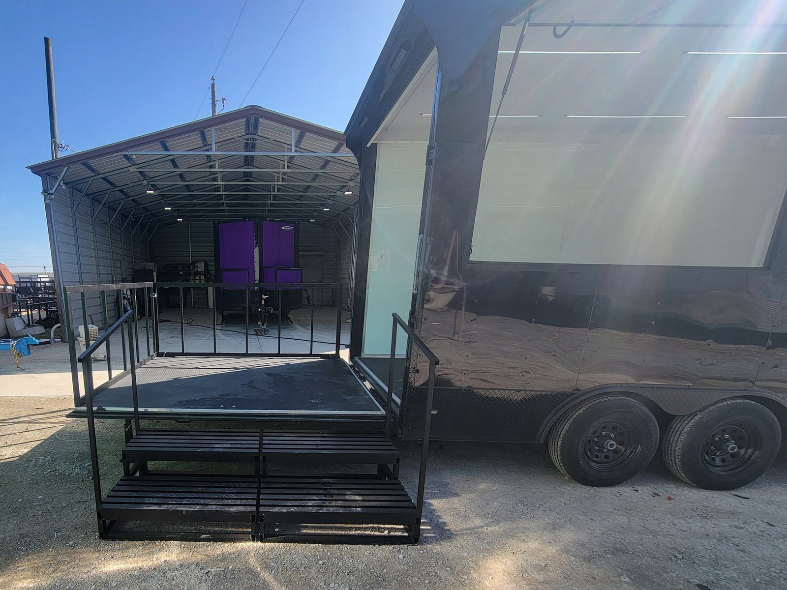 8.5′ X 16′ Concession Trailer Marketing Stage and Event Merchandising — photo 4