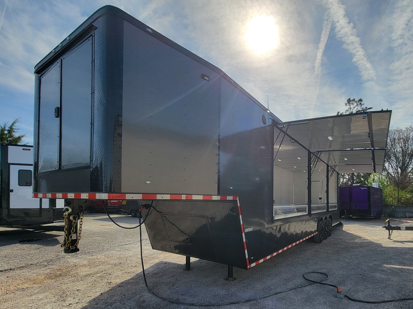 8.5′ X 40′ Custom Concession Marketing and Merchandising Event Trailer