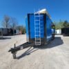 8.5 x 24 Cobalt Hybrid Trailer with enclosed workspace and 16-foot covered porch