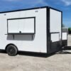 8.5 x 12 white blackout trailer with high-contrast trim