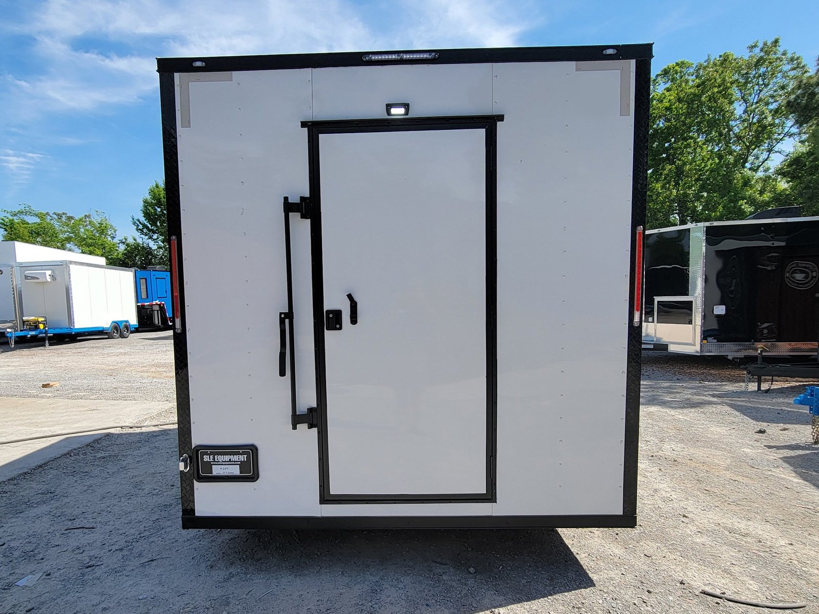 8.5′ X 12′ Concession Trailer White With Blackout Trim Food Event Catering — photo 6