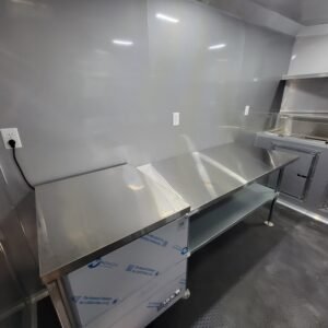 8.5 x 12 white blackout trailer with high-contrast trim - view 12