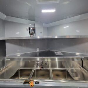 8.5 x 12 white blackout trailer with high-contrast trim - view 14