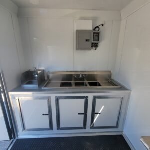 7 x 14 brandywine concession trailer with blackout trim - view 15