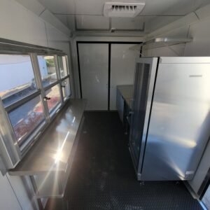 7 x 14 brandywine concession trailer with blackout trim - view 8