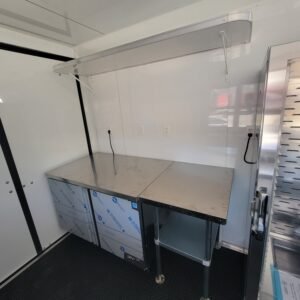 7 x 14 brandywine concession trailer with blackout trim - view 14