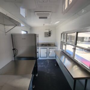 7 x 14 brandywine concession trailer with blackout trim - view 13