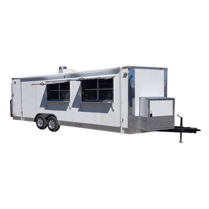Concession Trailer 8.5’x24′ White – Food Catering Event Vending