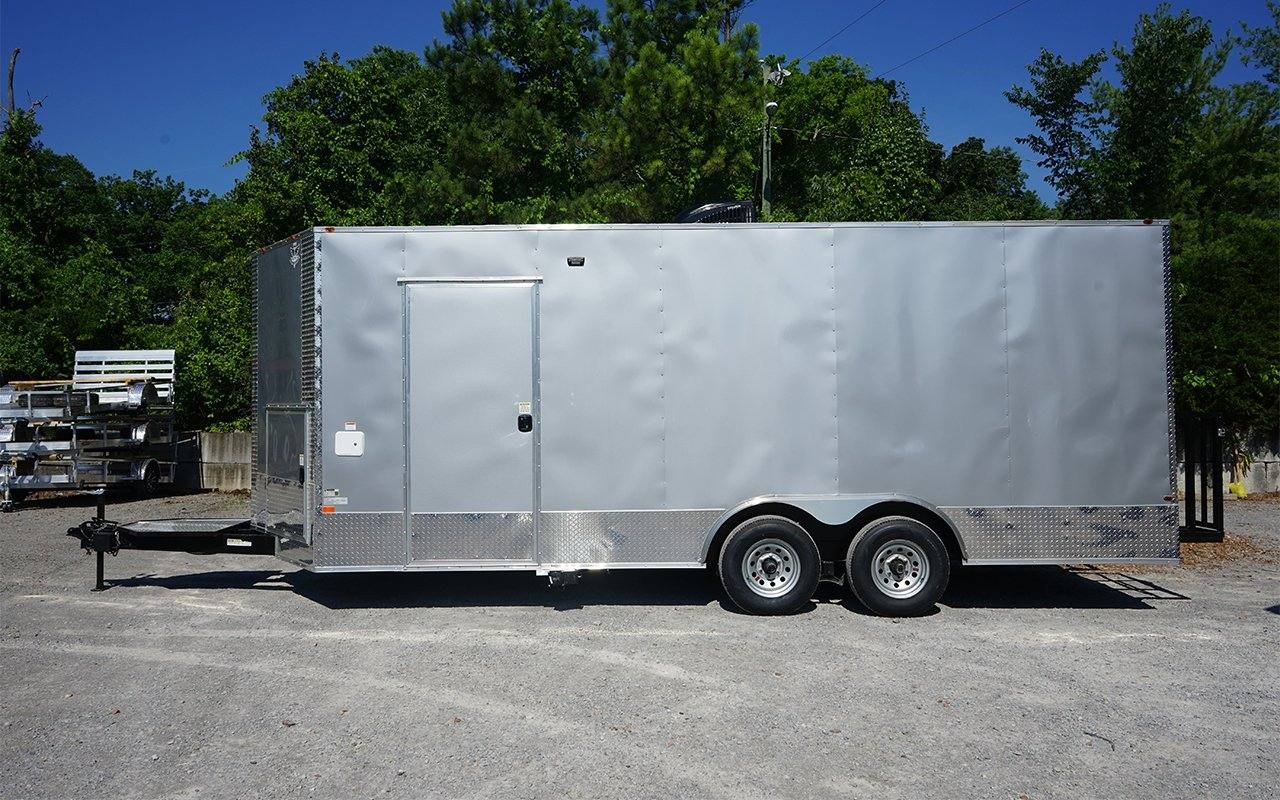 8.5′ x 20′ Concession Food Trailer Silver Event Catering Elite — photo 4