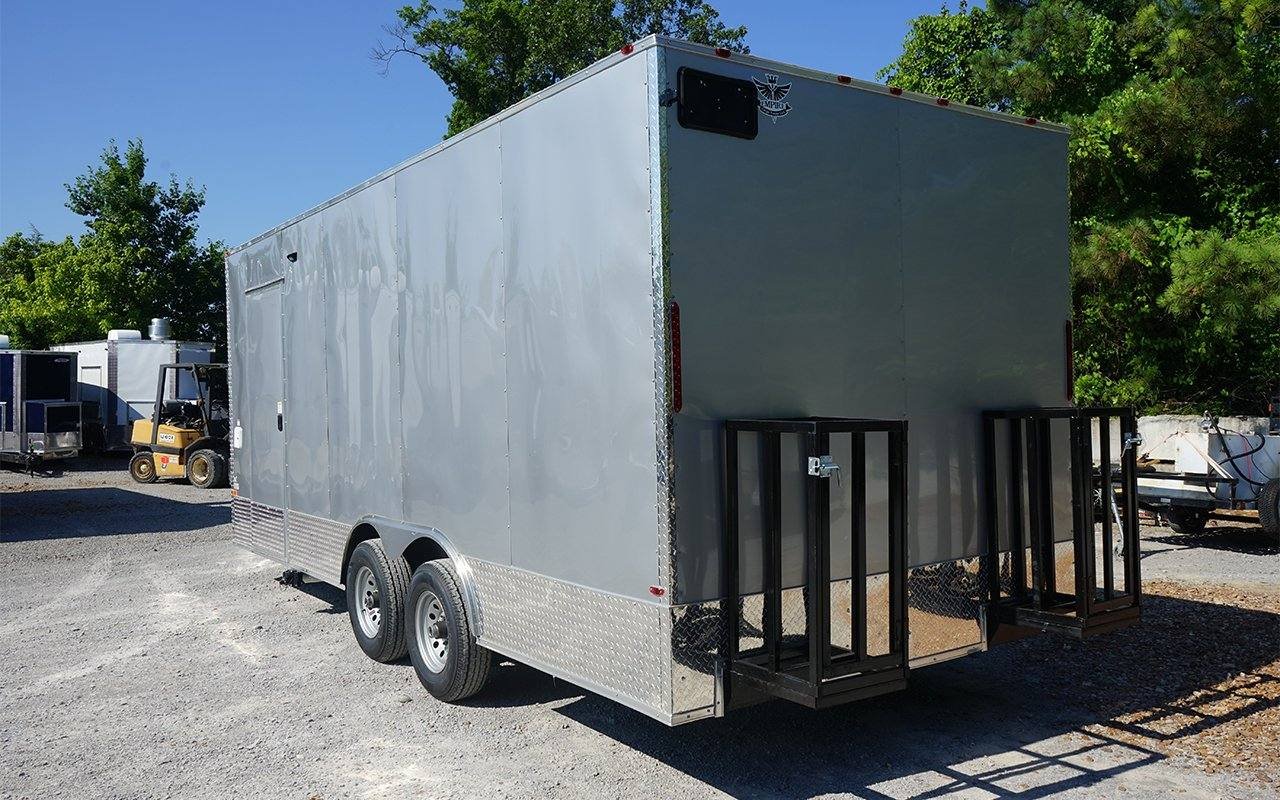 8.5′ x 20′ Concession Food Trailer Silver Event Catering Elite — photo 3