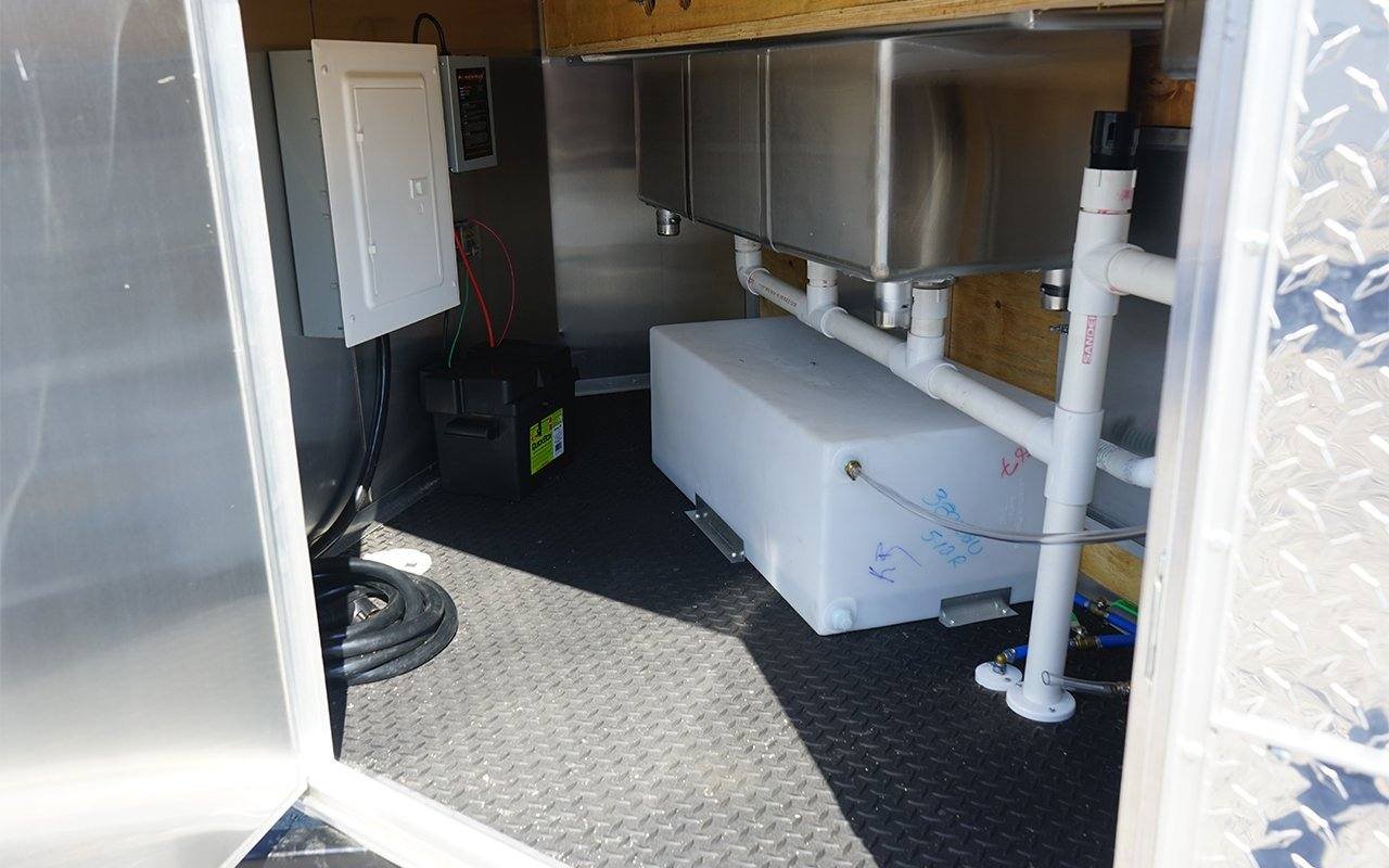 8.5′ x 20′ Concession Food Trailer Silver Event Catering Elite — photo 8