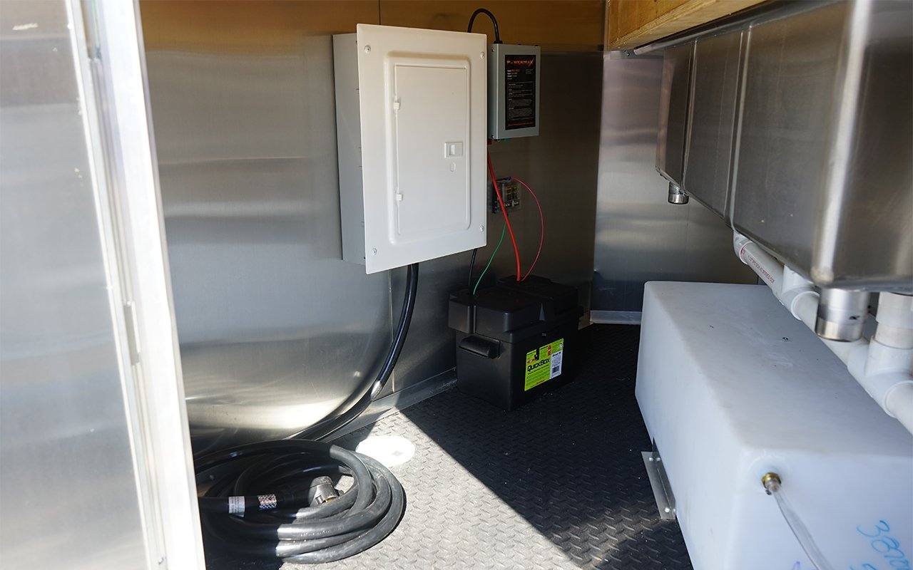 8.5′ x 20′ Concession Food Trailer Silver Event Catering Elite — photo 9