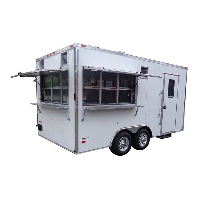 Concession Trailer 8.5’x16′ White – Event Food Catering Enclosed Kitchen
