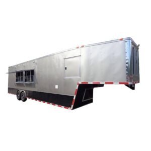 Concession Trailer 8.5'x36' Gray - Gooseneck Enclosed Event Food Kitchen
