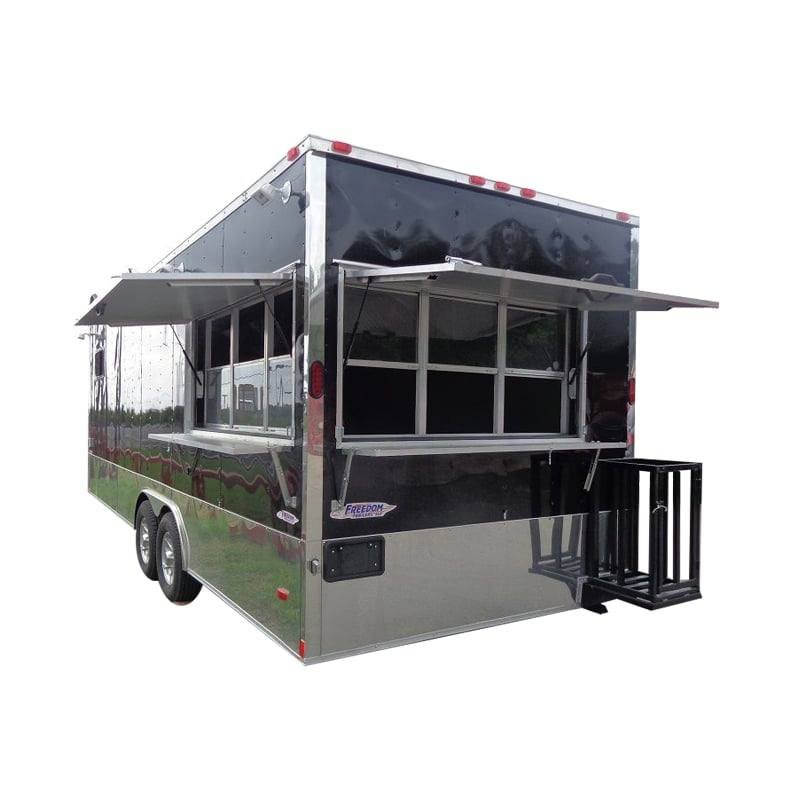 Concession Trailer 8.5′ x 24′ Event Catering Kitchen – Black