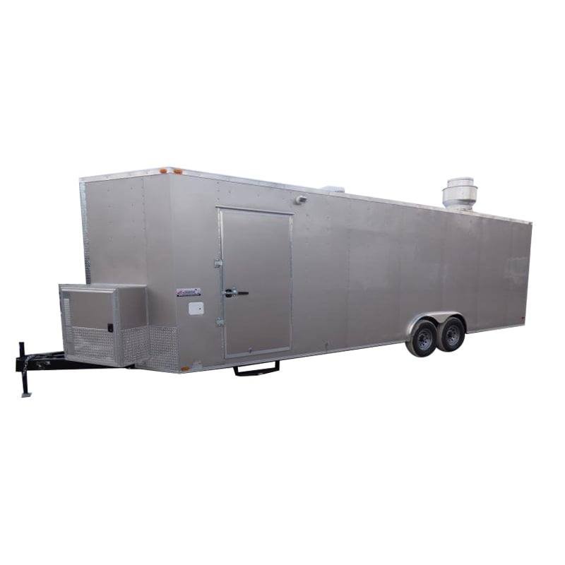 Concession Trailer 8.5’x28′ Arizona Beige – Food Event Catering BBQ
