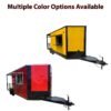 8.5 x 22 Elite Blackout Trailer with all-black exterior and rear porch