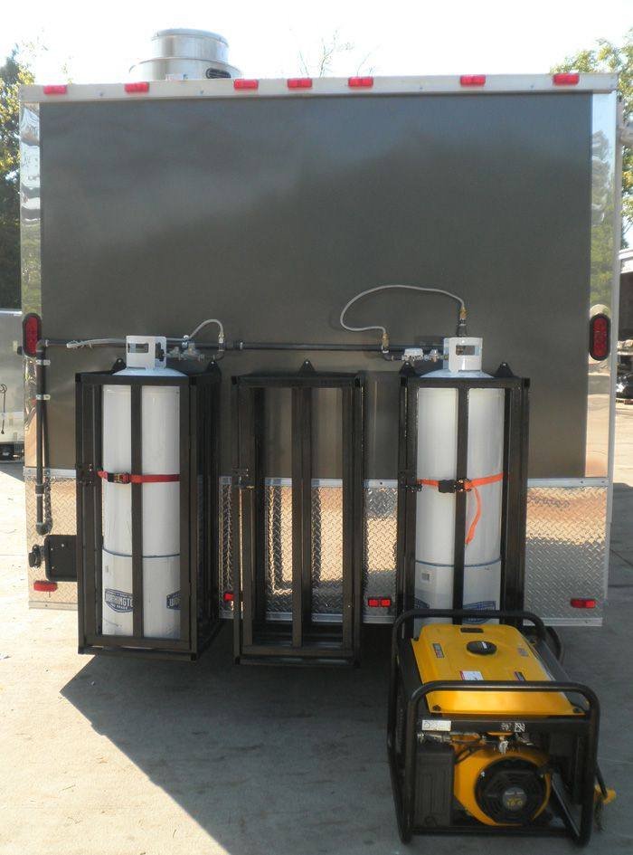 Concession Trailer 8.5’x24′ Silver – Food Catering Event Vending — photo 3