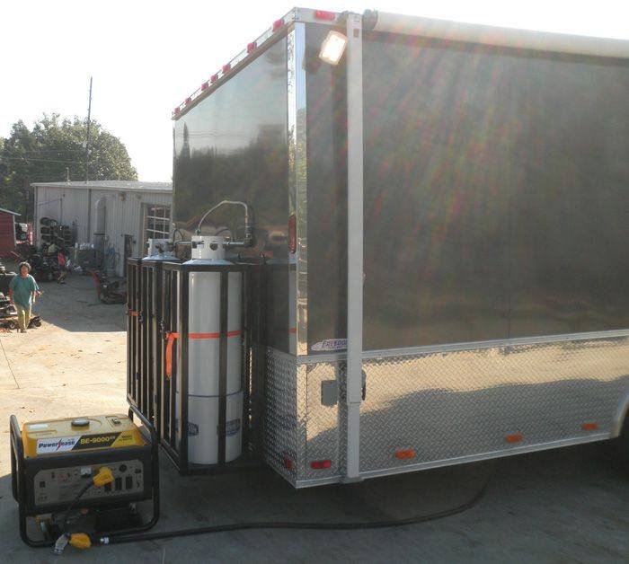Concession Trailer 8.5’x24′ Silver – Food Catering Event Vending — photo 4