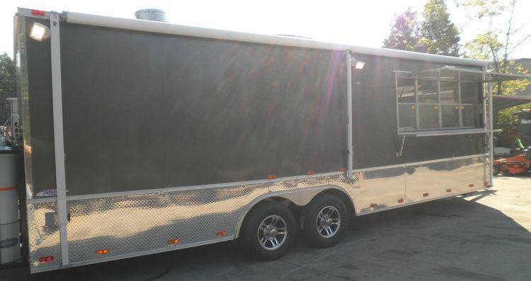 Concession Trailer 8.5’x24′ Silver – Food Catering Event Vending — photo 5