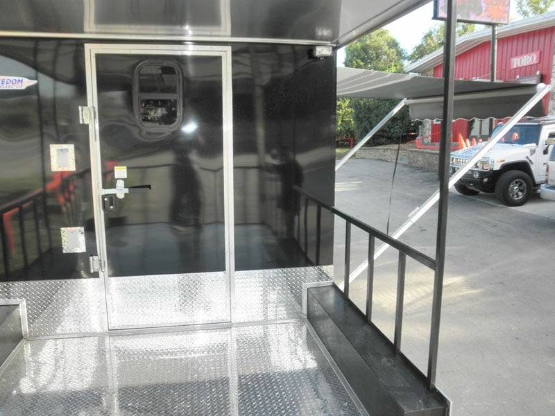 Concession Trailer 8.5’x24′ Black – BBQ Smoker Event Food — photo 2