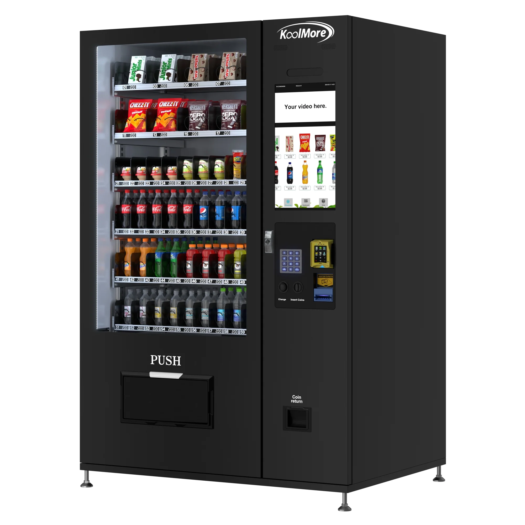 272399.webp Compact 23/10 combo vending machine front view