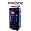 Refurbished Dixie Narco 276E beverage vending machine, slim footprint