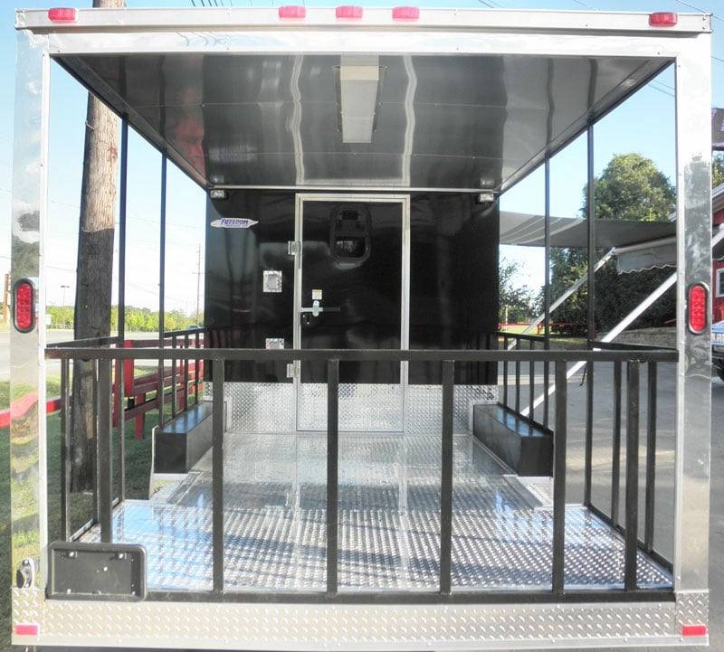 Concession Trailer 8.5’x24′ Black – BBQ Smoker Event Food — photo 6