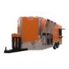 8.5 x 18 orange ice cream trailer with dual 60-amp power