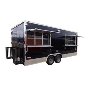 Concession Trailer 8.5 X 20 Black - Food Event Catering
