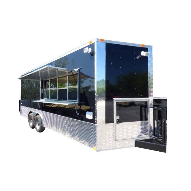 Concession Trailer 8.5′ X 20′ Black – Food Event Catering