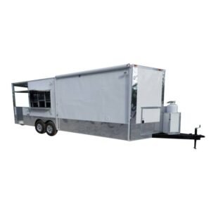 Concession Trailer 8.5 X 26 White Food Event Catering