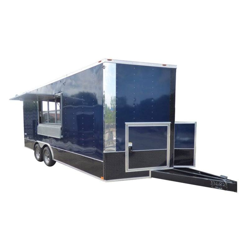 8.5′ x 16′ Indigo Blue Event Catering Concession Food Trailer
