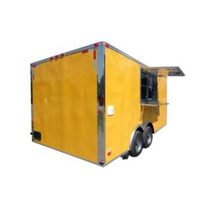 Concession Trailer 8.5'x16' Yellow - Food Vending Catering Event