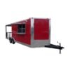 8.5 x 22 Red Catering Trailer with mag wheels and rear porch