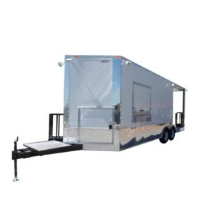 8.5' x 21' Concession BBQ Food Trailer Event Catering