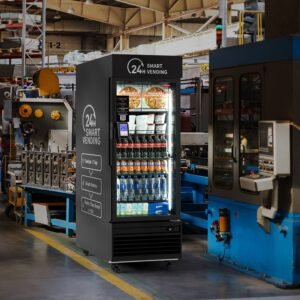 HAHA AI Vending Freezer 550 flexi-temp front view - view 3