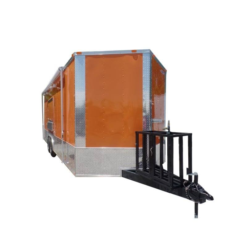 8.5′ x 24′ Concession Food Trailer Orange Event Catering