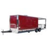 8.5 x 22 Red Concession Trailer with 9-foot rear porch